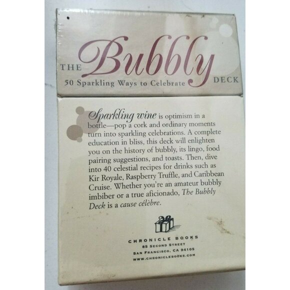 Card Bubbly Deck 50 Sparkling Ways to Celebrate Babs Suzanne Harrison 2004 Mumm - Picture 3 of 7